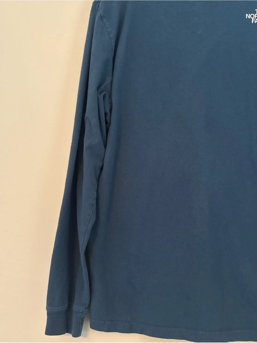 The North Face Men's Slate Blue Long-Sleeve Logo Tee